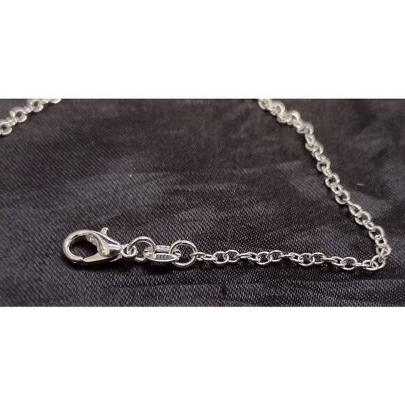 Sterling Silver 925 Plated 28 Inch Rolo Link Chain‎ Necklace New 1/16th" Wide - Picture 2 of 3